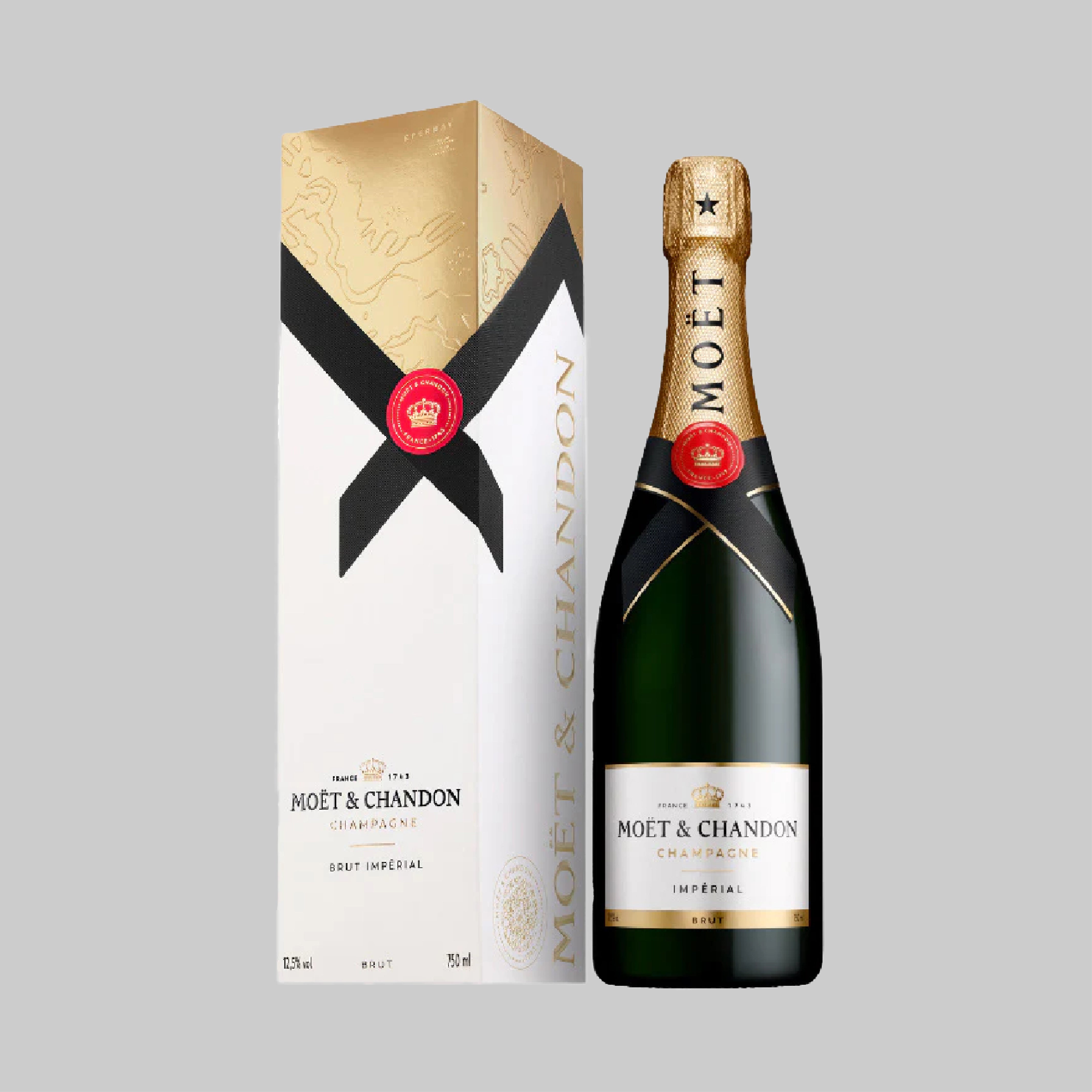 Moët & Chandon Brut Impérial Champagne (With Box) 750ml 12.0% - Time2Drink